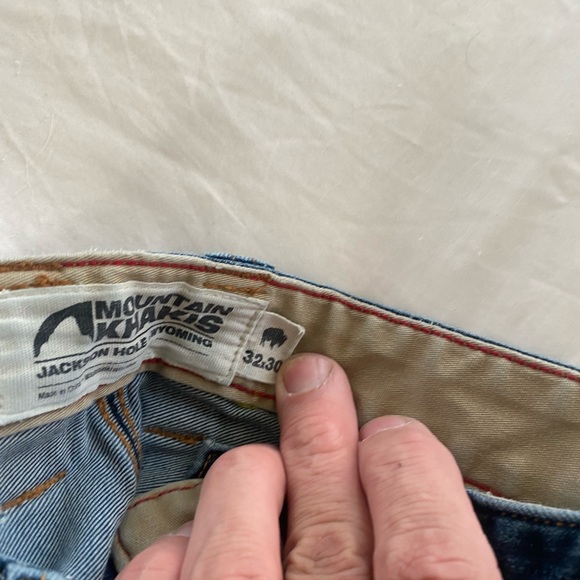 Mountain khaki dark blue jeans. Good condition - Picture 3 of 4